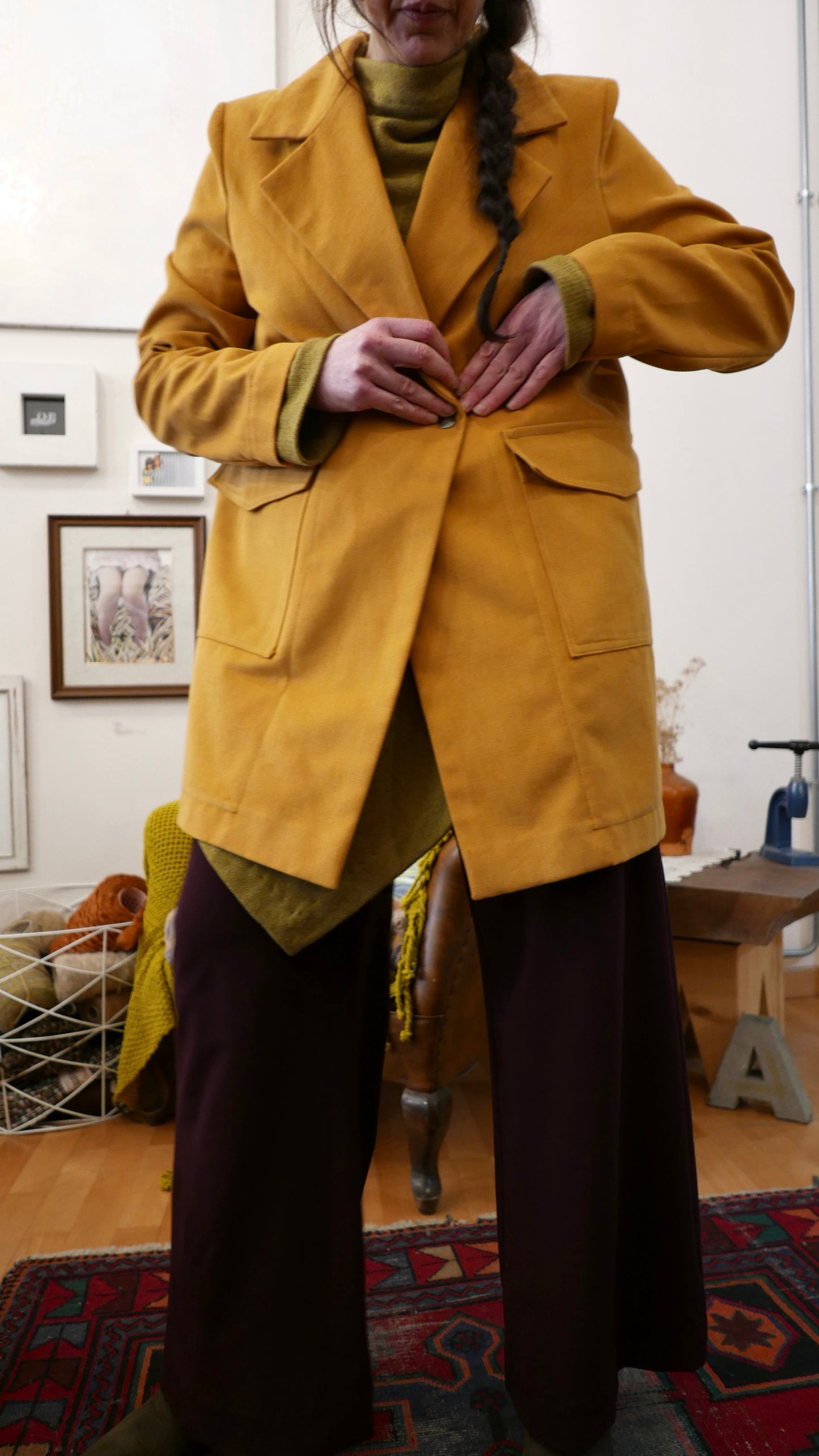 Blazer Canvas Cotone